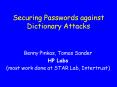 Securing Passwords against Dictionary Attacks PowerPoint PPT Presentation