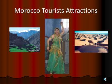 Morocco Tourists Attractions