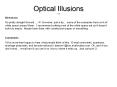 Optical Illusions v1.0 PowerPoint PPT Presentation