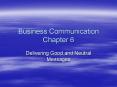 Business Communication Chapter 6 PowerPoint PPT Presentation