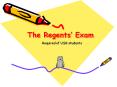 The Regents Exam