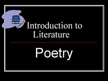 Introduction to Literature