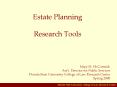 Estate Planning Research Tools PowerPoint PPT Presentation
