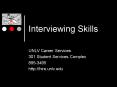 Interviewing Skills PowerPoint PPT Presentation