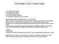 Chocolate Oreo Cookie Cake PowerPoint PPT Presentation
