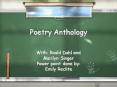 Poetry Anthology PowerPoint PPT Presentation