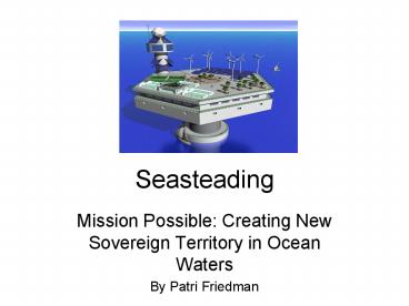 Seasteading