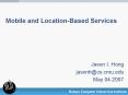 Mobile and LocationBased Services PowerPoint PPT Presentation