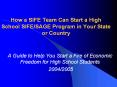 How a SIFE Team Can Start a High School SIFESAGE Program in Your State or Country PowerPoint PPT Presentation