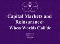 Capital Markets and Reinsurance: When Worlds Collide PowerPoint PPT Presentation