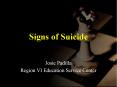 Signs of Suicide PowerPoint PPT Presentation