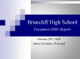 Briarcliff High School Pocantico Hills Report PowerPoint PPT Presentation