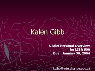 Kalen Gibb