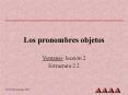Los pronombres objetos PowerPoint PPT Presentation