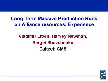 Vladimir Litvin, Harvey Newman,