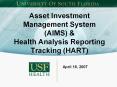 Asset Investment Management System (AIMS) PowerPoint PPT Presentation