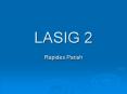 LASIG 2 PowerPoint PPT Presentation