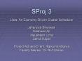 SProj 3 PowerPoint PPT Presentation