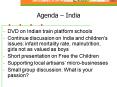 Agenda India PowerPoint PPT Presentation