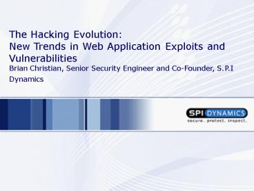 presentation player overlay