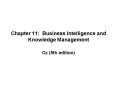 Chapter 11: Business Intelligence and Knowledge Management PowerPoint PPT Presentation