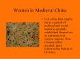 Women in Medieval China PowerPoint PPT Presentation