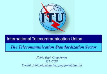 Fabio Bigi, Greg Jones