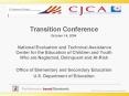 Transition Conference PowerPoint PPT Presentation
