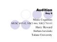 Audition Day 8 PowerPoint PPT Presentation