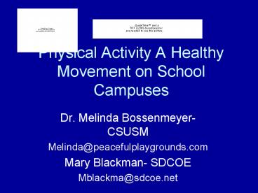 Physical Activity A Healthy Movement on School Campuses