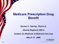 Medicare Prescription Drug Benefit PowerPoint PPT Presentation