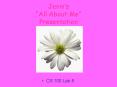 Jennis All About Me Presentation PowerPoint PPT Presentation
