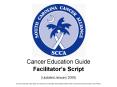 Cancer Education Guide PowerPoint PPT Presentation