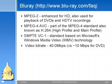 Bluray http:www.bluray.comfaq