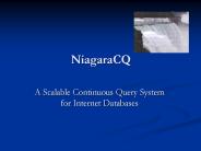 NiagaraCQ