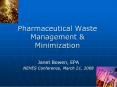Pharmaceutical Waste Management PowerPoint PPT Presentation