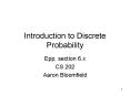 Introduction to Discrete Probability PowerPoint PPT Presentation