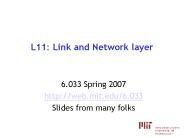 L11: Link and Network layer