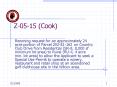 Z0515 Cook PowerPoint PPT Presentation