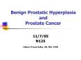 Benign Prostatic Hyperplasia and Prostate Cancer PowerPoint PPT Presentation