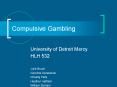 Compulsive Gambling PowerPoint PPT Presentation
