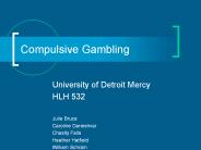 Compulsive Gambling