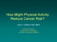 How Might Physical Activity Reduce Cancer Risk PowerPoint PPT Presentation