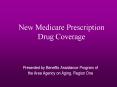 New Medicare Prescription Drug Coverage PowerPoint PPT Presentation