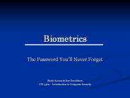 Biometrics