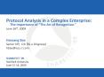 Protocol Analysis in a Complex Enterprise: The Importance of  PowerPoint PPT Presentation