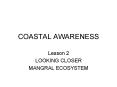 COASTAL AWARENESS PowerPoint PPT Presentation
