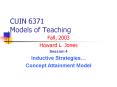 CUIN 6371 Models of Teaching PowerPoint PPT Presentation