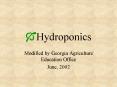 Hydroponics PowerPoint PPT Presentation