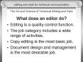 editing and style for technical communication The Art and Science of Technical Writing and Style PowerPoint PPT Presentation